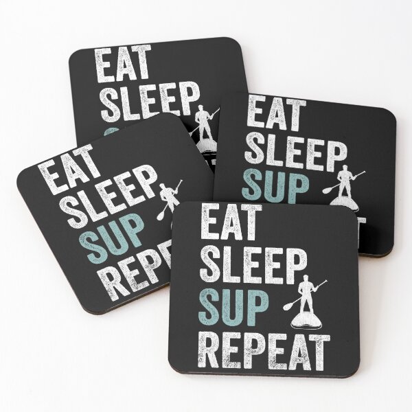 Item preview, Eat Sleep SUP Repeat SUP designed and sold by PandaPope.