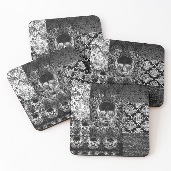 Item preview, Shabby chic skull designed and sold by ShayneoftheDead.