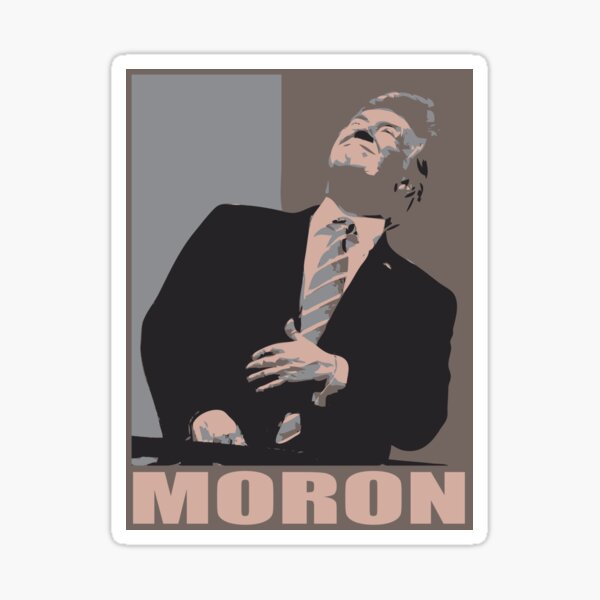 Vista previa del artículo con la obra «Trump Moron Eclipse», diseñado y vendido por AuricTaurus.
