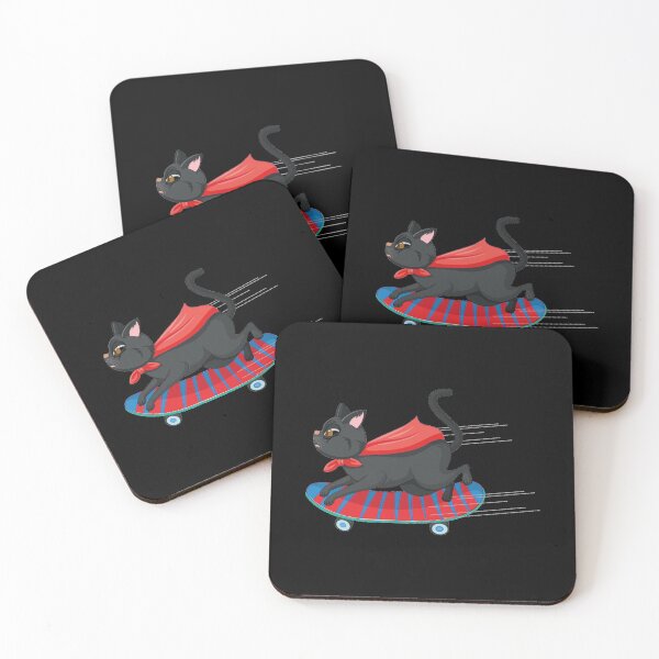Item preview, Skating Cat Art Design Draw Street Art Retro Culture Vintage Sports Animal designed and sold by BK-Fishing.