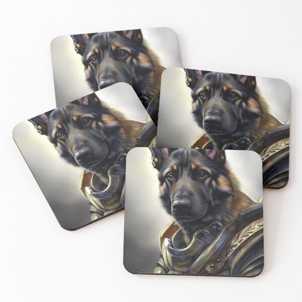 Item preview, AI Generated Art, War German Shepherd designed and sold by RabbitHoleMI.