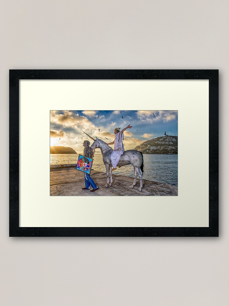 Alternate view of The triumphant return of Lady Art Framed Art Print