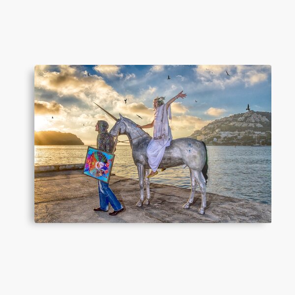 The triumphant return of Lady Art Metal Print