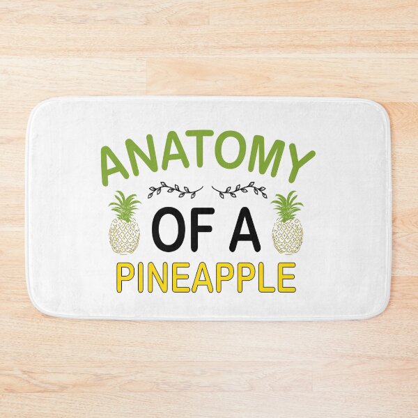 Item preview, Anatomy Of A Pineapple, Colorful Quote Gift For Pineapple Lovers designed and sold by Graphicista.