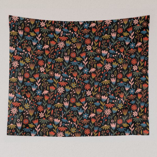 Item preview, Midnight Floral designed and sold by Carrie Cantwell Art.