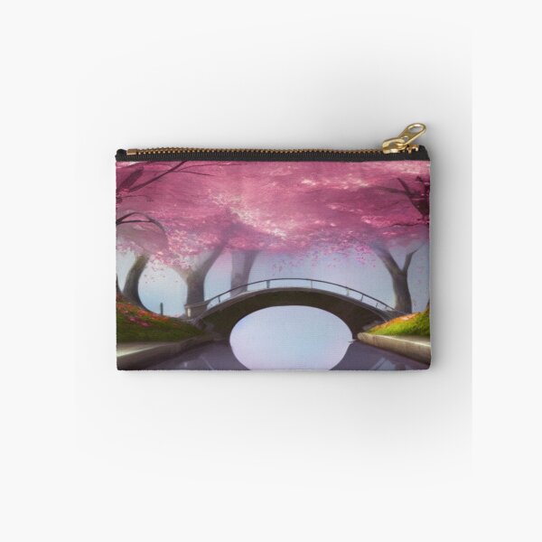 Item preview, Art of a cherry tree over a lake designed and sold by TravelingOak.