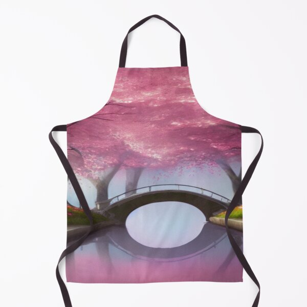Item preview, Art of a cherry tree over a lake designed and sold by TravelingOak.