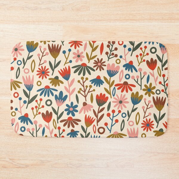 Item preview, Retro Floral Pattern designed and sold by Carrie Cantwell Art.