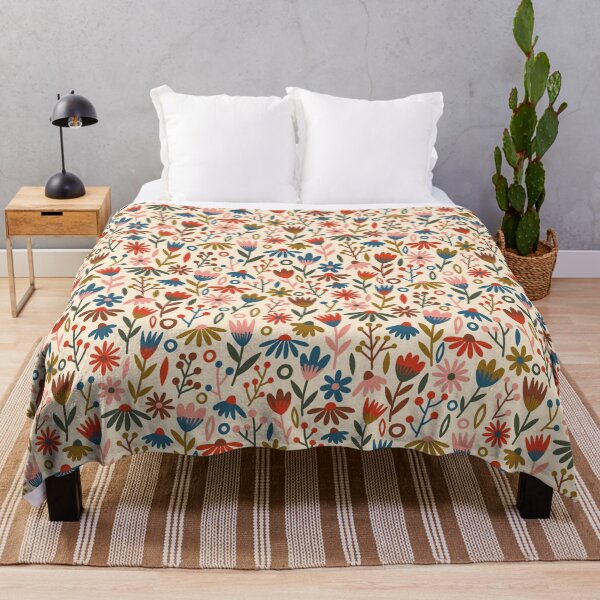 Item preview, Retro Floral Pattern designed and sold by Carrie Cantwell Art.