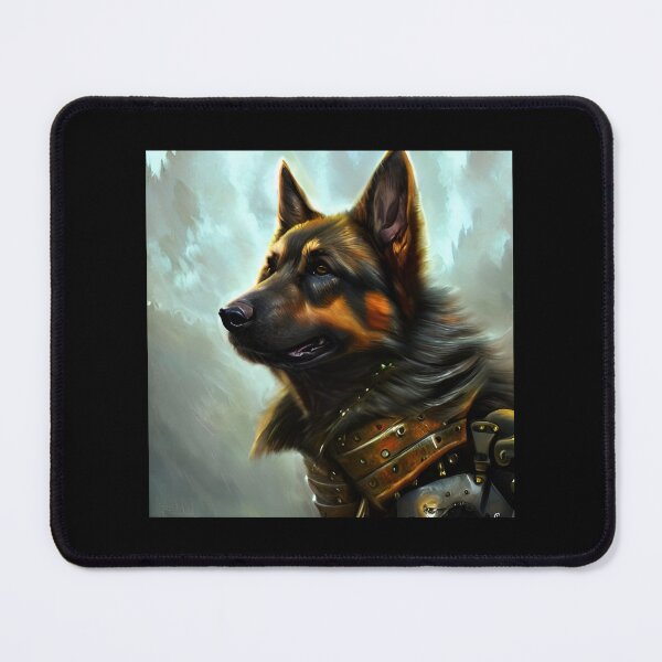 Artikelvorschau, AI Generated Art, War German Shepherd entworfen und verkauft von RabbitHoleMI.