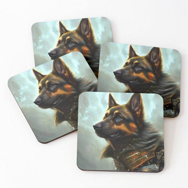 Item preview, AI Generated Art, War German Shepherd designed and sold by RabbitHoleMI.