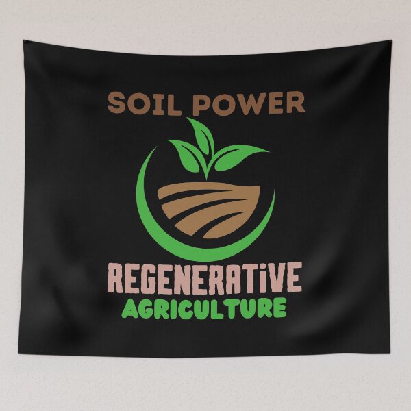 Item preview, Soil Power Regenerative Agriculture | Gift for Nature Lovers designed and sold by BopleDesigns.