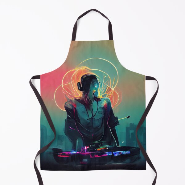 Item preview, Cyberpunk DJ playing music designed and sold by pcusine.