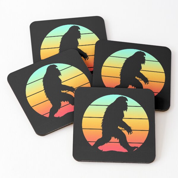 Item preview, Copy of Copy of Bigfoot Saw Me -  gradient sunset tee shirts stickers pillows and more designed and sold by FlippinTurtles.
