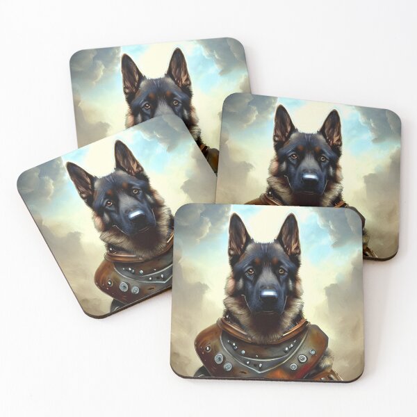Item preview, AI Generated Art, War German Shepherd designed and sold by RabbitHoleMI.