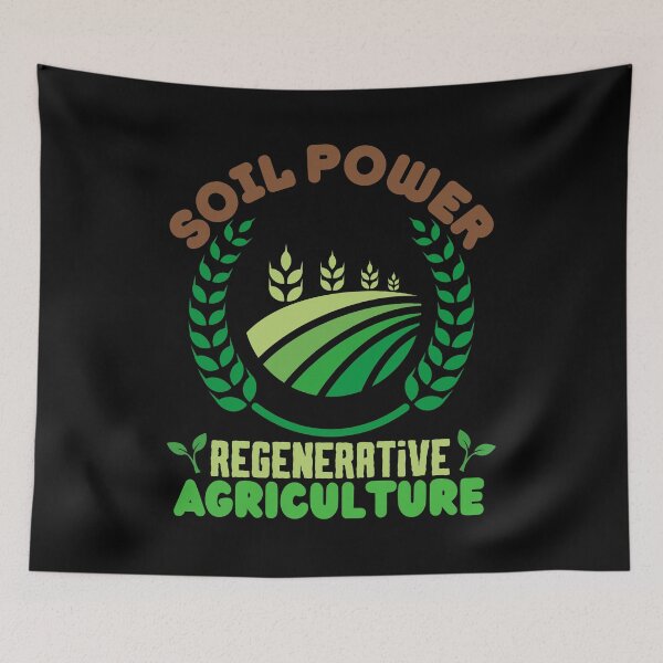 Item preview, Soil Power Regenerative Agriculture | Gift for Nature Lover designed and sold by BopleDesigns.