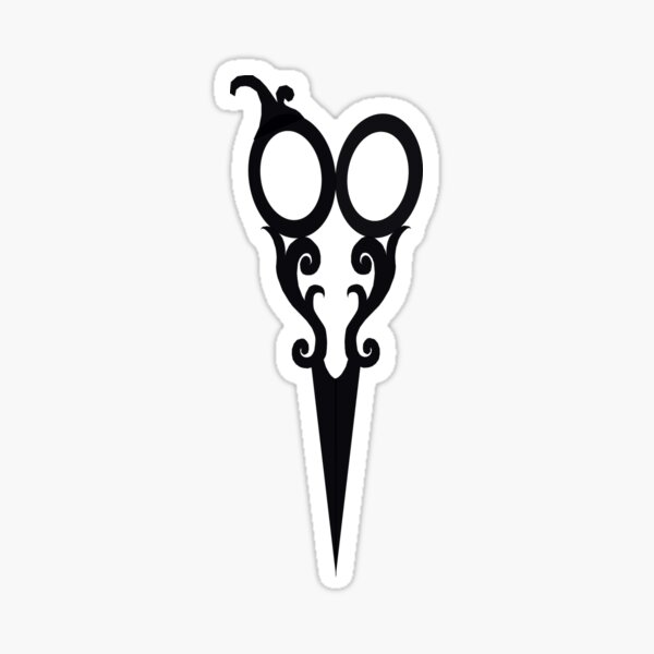 Victorian Scissors Sticker