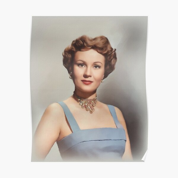 Virginia Mayo Actress Poster For Sale By Hollywoodize Redbubble