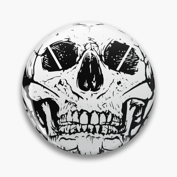 Item preview, Geometric skull tattoo designed and sold by Febry-Art.