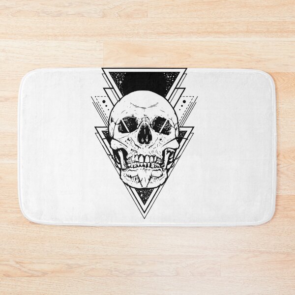 Item preview, Geometric skull tattoo designed and sold by Febry-Art.