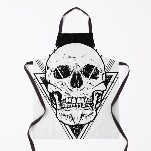 Item preview, Geometric skull tattoo designed and sold by Febry-Art.