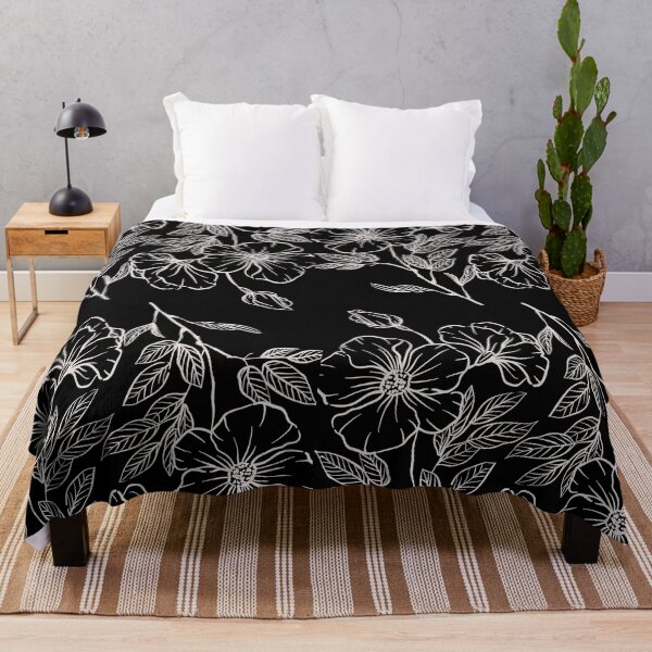 Item preview, Black and White Flowers in Floral Arrangement designed and sold by designlee.