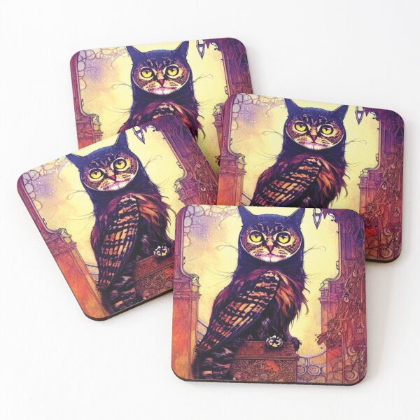 Item preview, owlcat AI bird lover  designed and sold by SBlagojevic.