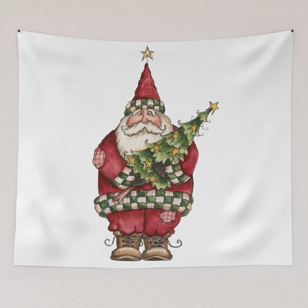 Item preview, Snow Christmas Santa Claus designed and sold by Ink Bloom Studio ⭐⭐⭐⭐⭐.