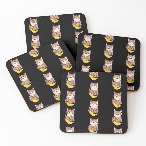 Item preview, No Banana Cat Meme, Cursed Cat Images designed and sold by printify.