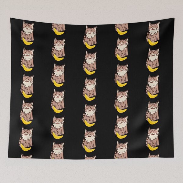 Item preview, No Banana Cat Meme, Cursed Cat Images designed and sold by printify.
