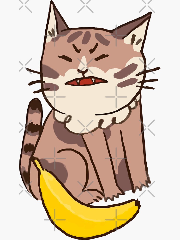 Cat Scared by Cucumber, Cursed Cat Images Poster for Sale by printify