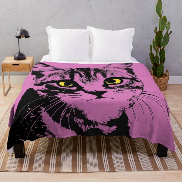 Item preview, Tabby Cat in Pink Design - Pet Pop Art - Animal Pop Art designed and sold by StudioFlea.