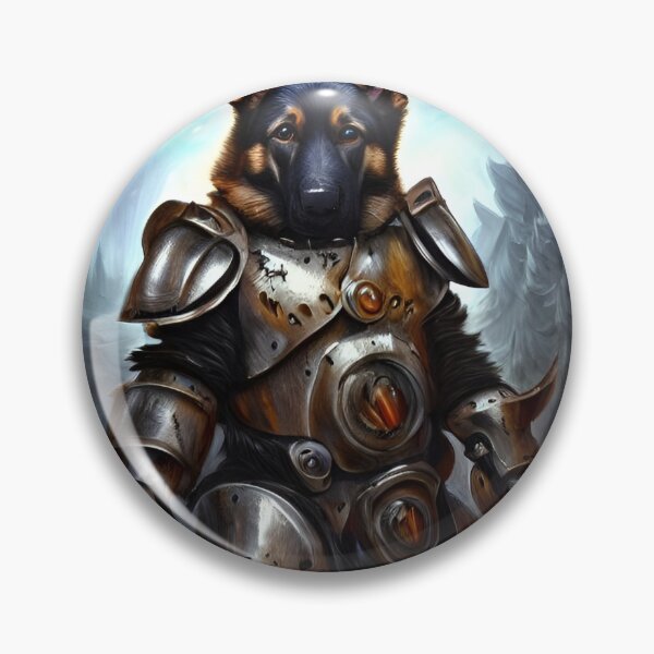 Item preview, AI Generated Art, War German Shepherd designed and sold by RabbitHoleMI.