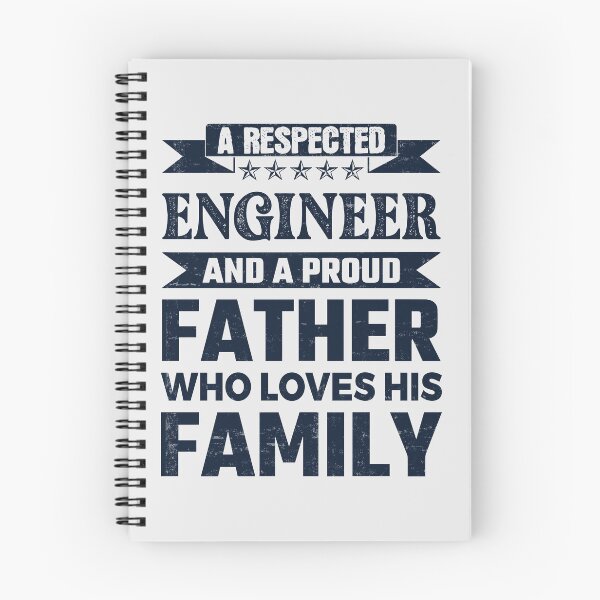 Item preview, A Respected Engineer And A Proud Father Who Loves His Family Father's Day Gift Idea Engineer Quotes Engineer Funny Gift idea Funny Engineer designed and sold by Mmmm3344.