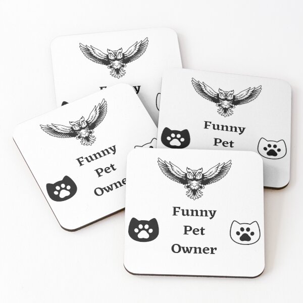 Item preview,  Cat and an owl funny pet owner T-Shirt designed and sold by Cyberistshop.