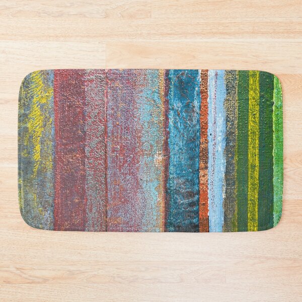 Item preview, Rustic Stripes 4  - abstract acrylic painting designed and sold by Julia Rudens.