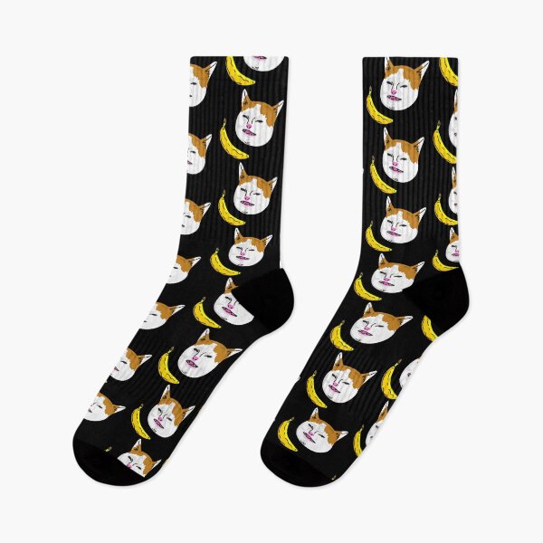 Item preview, No Banana Cat Meme, Cursed Cat Images designed and sold by printify.