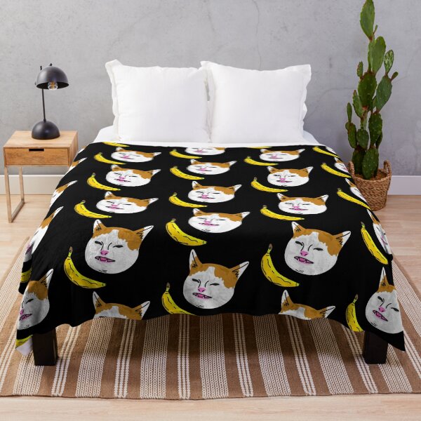 Item preview, No Banana Cat Meme, Cursed Cat Images designed and sold by printify.