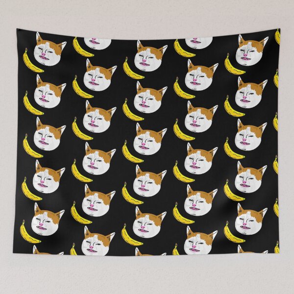 Item preview, No Banana Cat Meme, Cursed Cat Images designed and sold by printify.