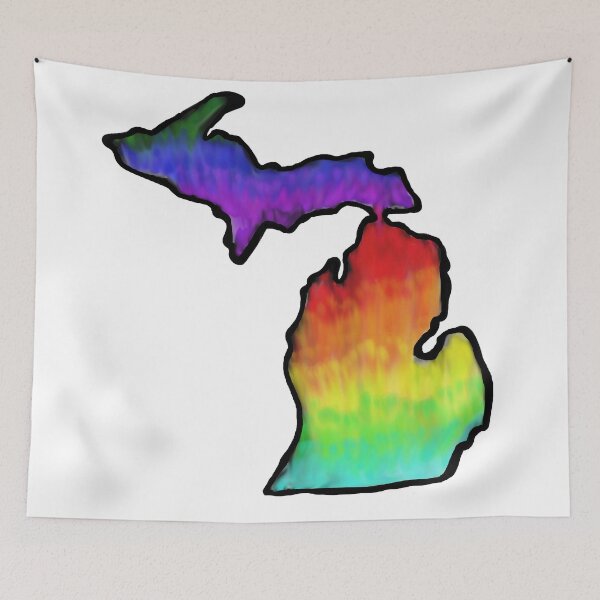 Item preview, Michigan designed and sold by Rabble Rouser Arts.