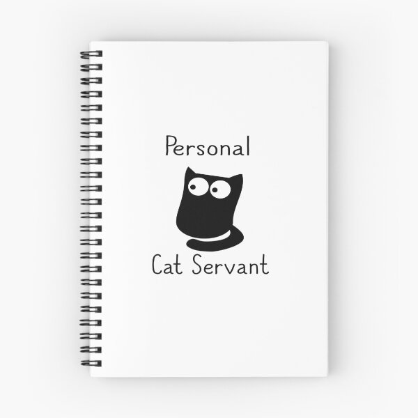Item preview, Personal Cat Servant Funny Black for Cat Lover  designed and sold by ENJOY Wear.