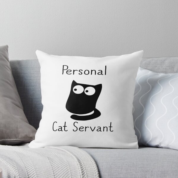 Item preview, Personal Cat Servant Funny Black for Cat Lover  designed and sold by ENJOY Wear.
