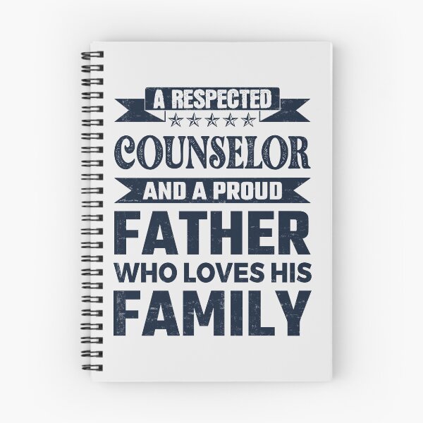 Item preview, A Respected Counselor And A Proud Father Who Loves His Family Father's Day Gift Idea Counselor Quotes Counselor Funny Gift idea Funny Counselor designed and sold by Mmmm3344.