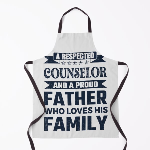 Item preview, A Respected Counselor And A Proud Father Who Loves His Family Father's Day Gift Idea Counselor Quotes Counselor Funny Gift idea Funny Counselor designed and sold by Mmmm3344.