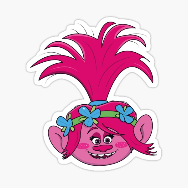 Poppy Trolls Stickers for Sale