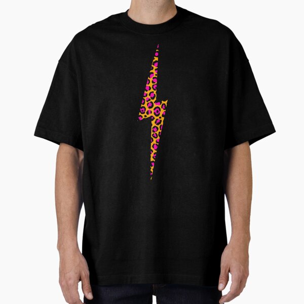Item preview, Leopard Print Lightning (Neon Orange) designed and sold by wonderweird.