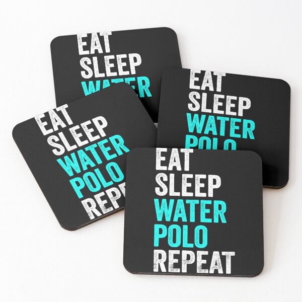 Item preview, Funny Eat Sleep Water Polo Repeat Water Polo designed and sold by PandaPope.
