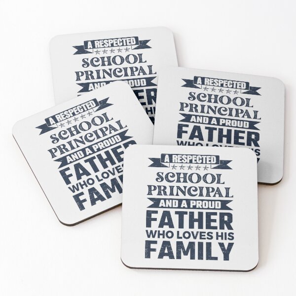 Item preview, A Respected School Principal And A Proud Father Who Loves His Family Father's Day Gift Idea School Principal Quotes School Principal Funny Gift idea Funny School Principal designed and sold by Mmmm3344.