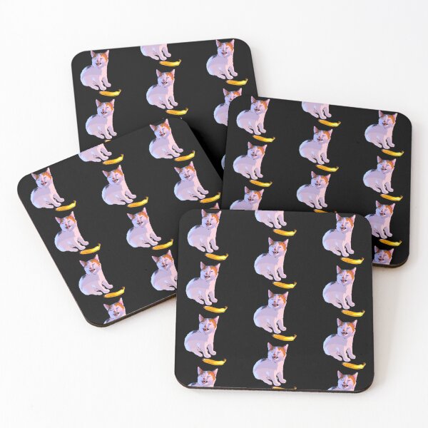 Item preview, No Banana Cat Meme, Cursed Cat Images designed and sold by printify.
