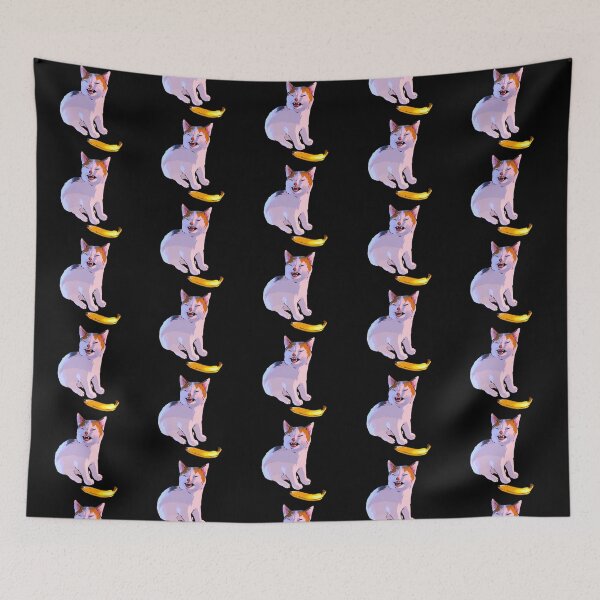 Item preview, No Banana Cat Meme, Cursed Cat Images designed and sold by printify.